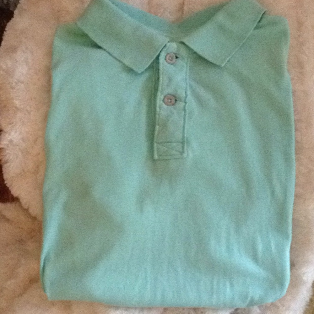 Gorgeous color...Aqua ice blue shirt - Picture 2 of 6